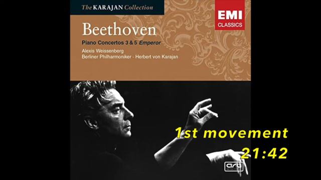 Beethoven: Piano Concerto No.5 Op.73 "Emperor"/WEISSENBERG/BERLINER PHILHARMONIKER/KARAJAN смотреть онлайн