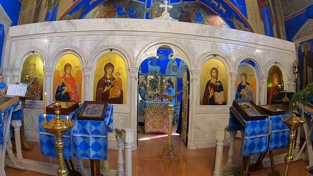 Неделя 16-я по Пятидесятнице перед Воздвижением Литургия 24-09-23 смотреть онлайн