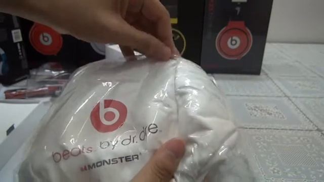 Monster Beats By Dr Dr Blue/white Pro Headphones смотреть онлайн