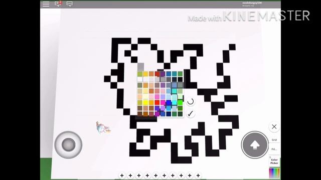 Watch me draw! (Pixel Art roblox) ~Leafeon~ смотреть онлайн