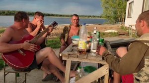 Шурпа на природе. под гитару и гармонь. Александр Тремаскин, Дмитрий Пестов