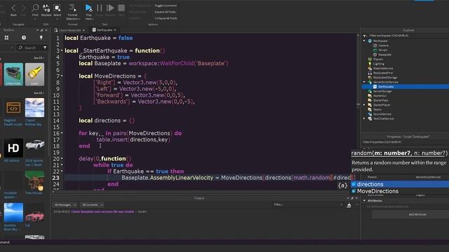Roblox Scripting Tutorial / Earthquake Movements, similar Natural Disaster Survival смотреть онлайн