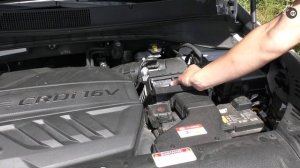 Замена воздушного фильтра Киа Соренто Прайм / Соренто 2.2 дизель / Воздушный фильтр Киа