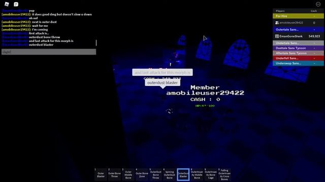 Outertale Tycoon and all Secrets! / Sans AU Tycoon / Roblox смотреть онлайн