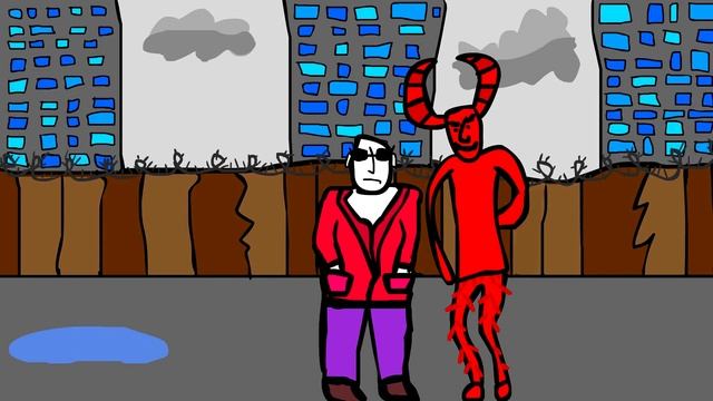 Анекдот Гоблина "Про дьявола и бандита" | Анимация смотреть онлайн