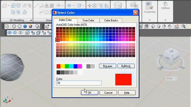 AutoCad - 8-3 Color edge الأمر смотреть онлайн