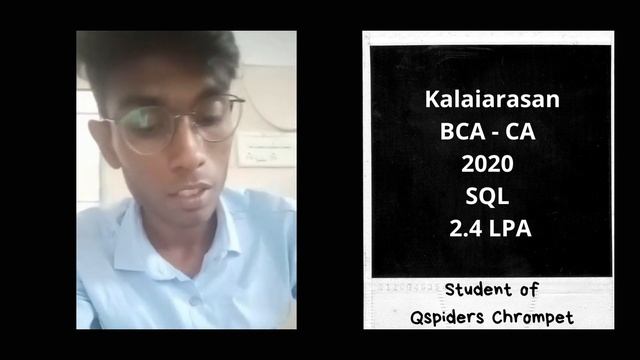 Successfully placed as a SQL Developer | Student Review & Experience at QSpiders Chrompet смотреть онлайн