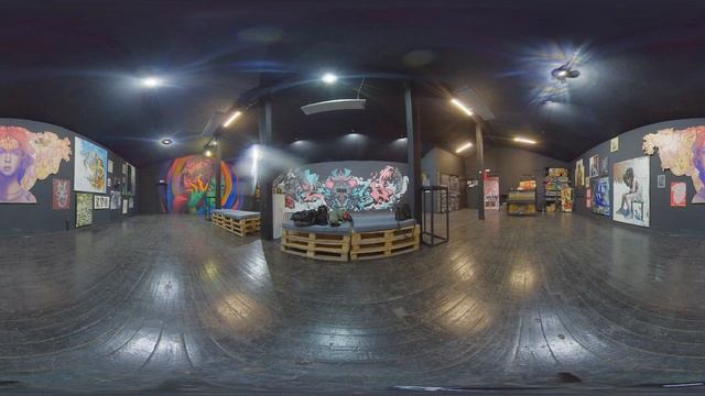 Онлайн-экскурсия 360 градусов: Новосибирский холофейм - галерея уличного искусства [Top NSK-360] смотреть онлайн