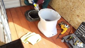 ДАЧНЫЙ УНИТАЗ | СЕКРЕТЫ УСТАНОВКИ УНИТАЗА.