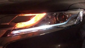 Установка мощных билед линз на Mitsubishi Pajero Sport 2020