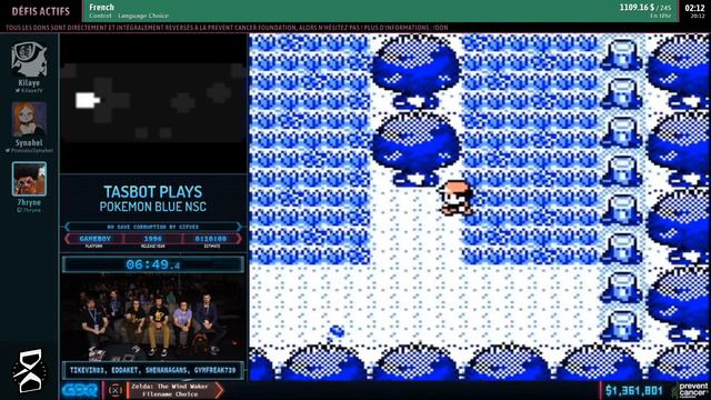 TASBot plays Pokémon Blue en 10:07 (No Save Corruption by Gifvex) [AGDQ20] смотреть онлайн