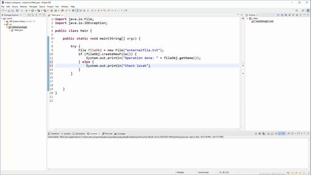Java OO Tutorial - 41 - Create File in Java смотреть онлайн