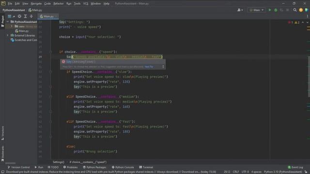 Live coding a Python voice chatbot! смотреть онлайн