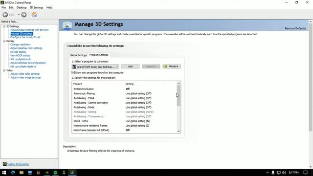 How to set your nvidia control panel for samp (FPS) смотреть онлайн