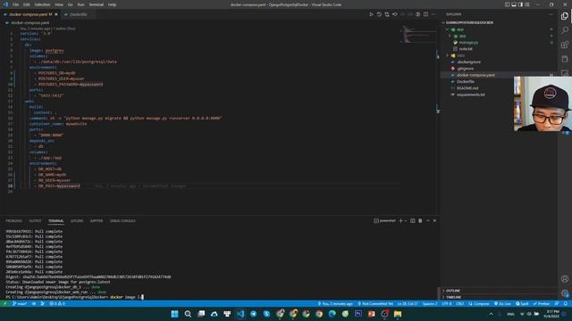 Hướng Dẫn Cài Đặt và Sử Dụng Django, PostgreSql với Docker, VScode trên Window OS смотреть онлайн