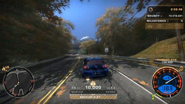 Sonny vs 10.000 Payback Cops (Extreme Hard Final Pursuit-NFS MW) смотреть онлайн