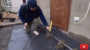 "Эконом бетонная плита своими руками"...Терраса- часть 2...
