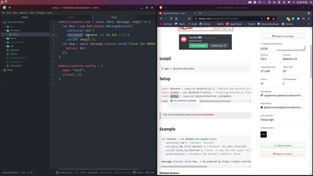 [NEW] DISCORD.JS BUTTONS! (2021) смотреть онлайн