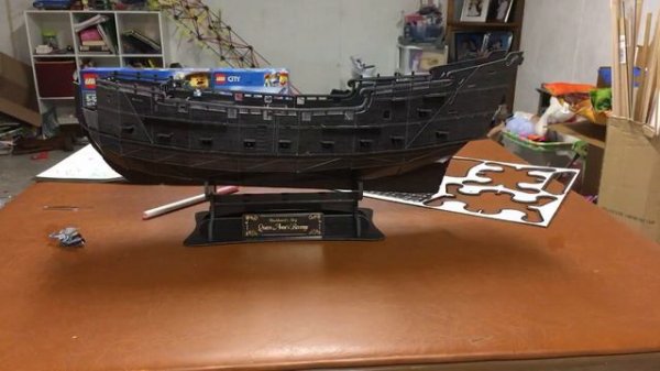 Queen Anne’s Revenge 3D puzzle by CubicFun (Black Pearl)