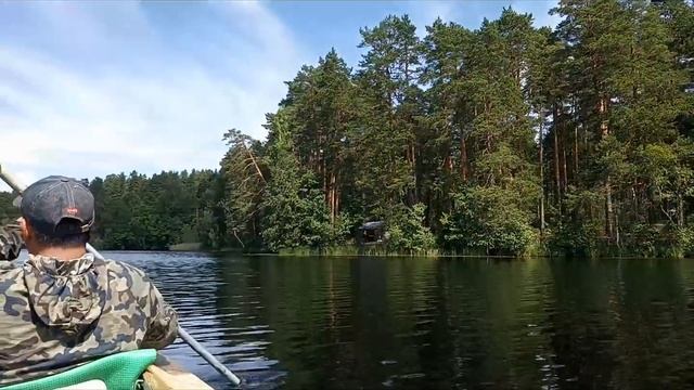 На байдарке по большому Мухтоловскому озеру смотреть онлайн