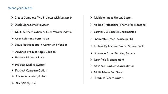 Laravel 9 Build Complete Multi Vendor Ecommerce Project A Z смотреть онлайн