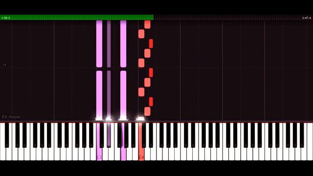 Aishite Aishite Aishite // 愛して愛して愛して (Miku) [Kikuo] | Synthesia Piano Tutorial