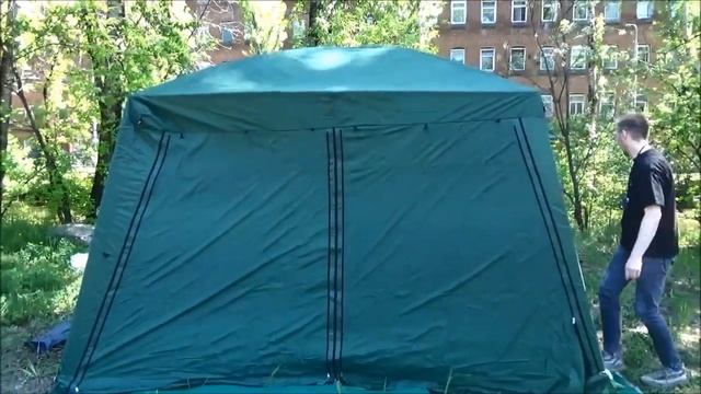 Тент шатер Campack Tent G-3001W со стенками смотреть онлайн
