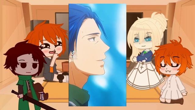 Anime Characters React To Each Other (Violet Evergarden) (1/4) (Read Desk)