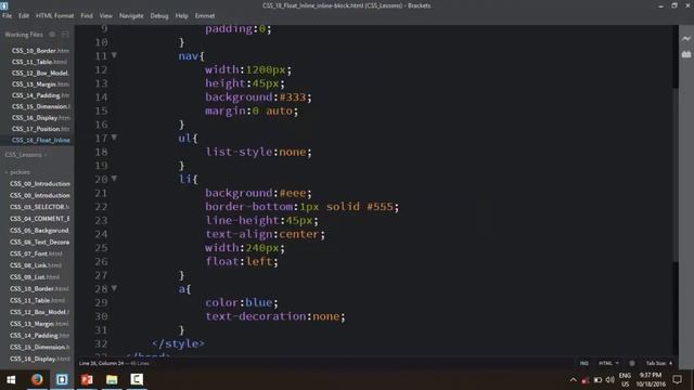 CSS 17 float inline block смотреть онлайн