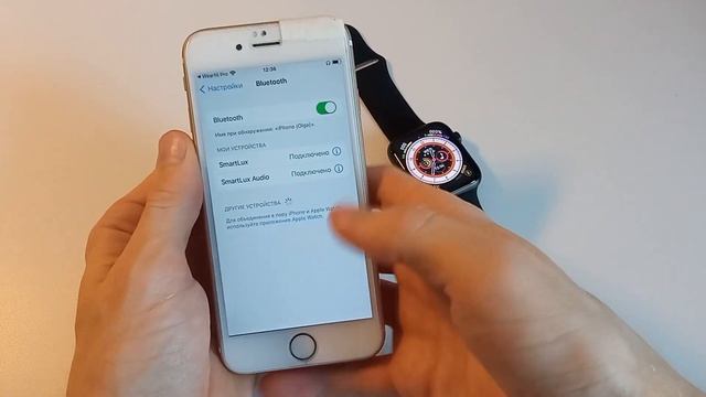 Подключение и настройка смарт часов SmartLux 8 серии на iphone смотреть онлайн