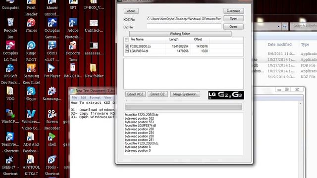 How To Extract KDZ DZ TOT To Bin File partition video show by gsmkhmernews смотреть онлайн