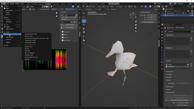 Vertex Texture Animation в блендере смотреть онлайн