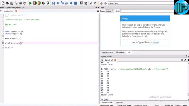 Revision Part 3 | Python Pandas - I | Series | Class 12 | Unit 1 | Informatic Practices смотреть онлайн