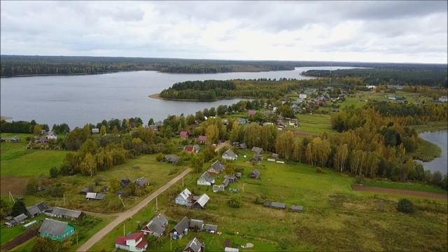 Летаем над осенними деревнями . Часть 2. смотреть онлайн
