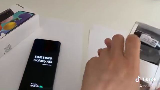 Samsung A51 распаковка