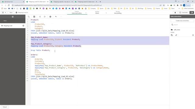Qlik_040: Mapping Load in Qlik Script (Mapping Table is having more than 2 fields) смотреть онлайн