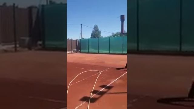Теннисный корт д. Пески. смотреть онлайн