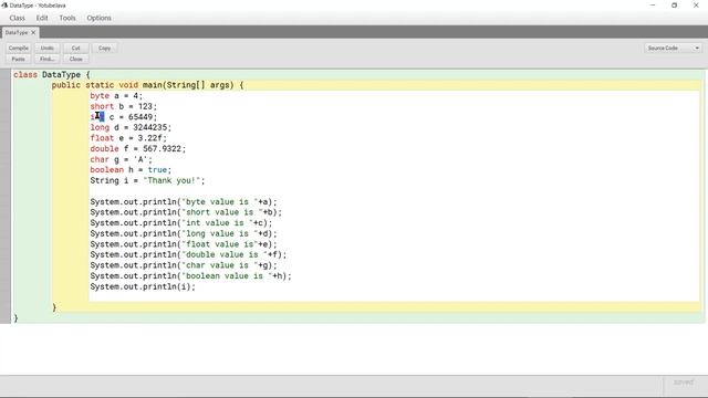 Data types in Java - Primitive / Non-primitive - Java programs for beginners смотреть онлайн