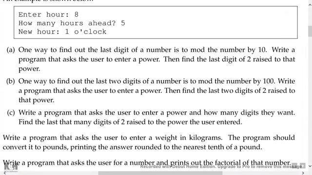 A Practical Introduction To Programming - Exercise 3 8 10a смотреть онлайн