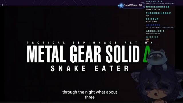 VTuber's react to Metal Gear Solid 3 Remake Playstation Showcase Reveal Trailer смотреть онлайн