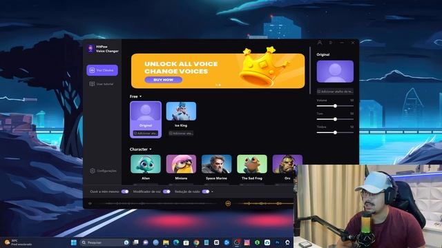 Programa Para Mudar Voz com IA (HitPaw AI Voice Changer) COMO ALTERAR A VOZ NO PC ! смотреть онлайн