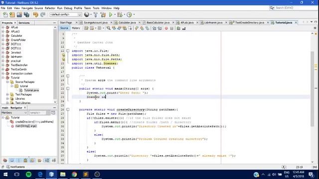 How to make/create a folder using java / netbeans смотреть онлайн