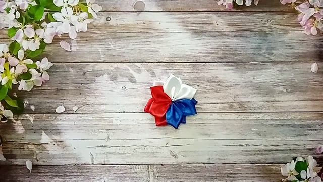 Мастер-класс «Брошь в триколоре» – мастер-классы, занятия, уроки смотреть онлайн