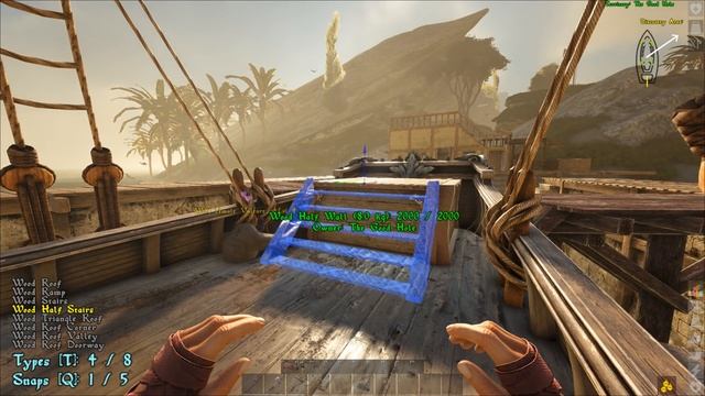 Building The Port And Our First Ship! Atlas Pirate MMO Gameplay E2 [Private PVP Server] смотреть онлайн