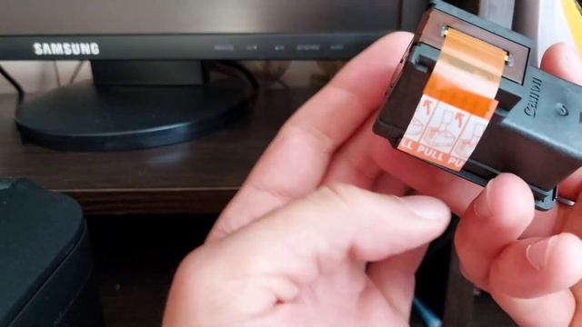 Замена картриджа на принтере Canon E414. смотреть онлайн