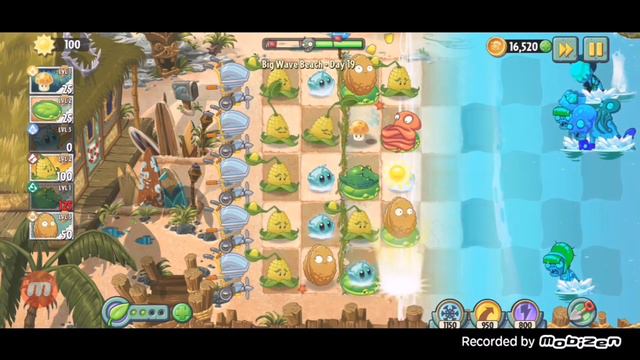 Растения Против Зомби 2 пляж большой волны, уровень 19 ( Plants vs Zombies 2 Big Wave Beach Day 19) смотреть онлайн