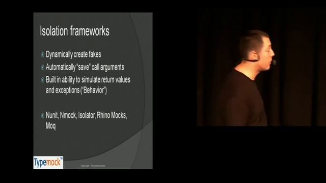 Roy Osherove Test Driven Development, Using Mock Objects смотреть онлайн