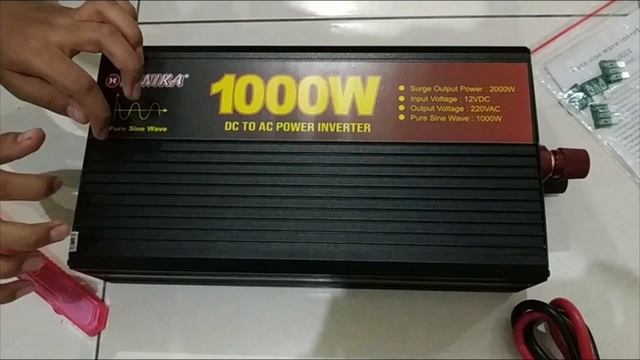 Unboxing Dan Testing Pure Sine Wave 1000 Watt Power Inverter
