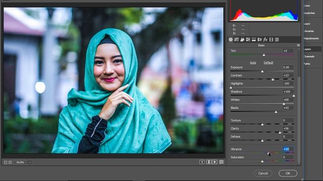 EP: 01 Advance Use of Camera RAW Filter in Photoshop | Hijab Portrait смотреть онлайн