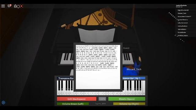 Roblox piano sheets spooky scary skeletons смотреть онлайн